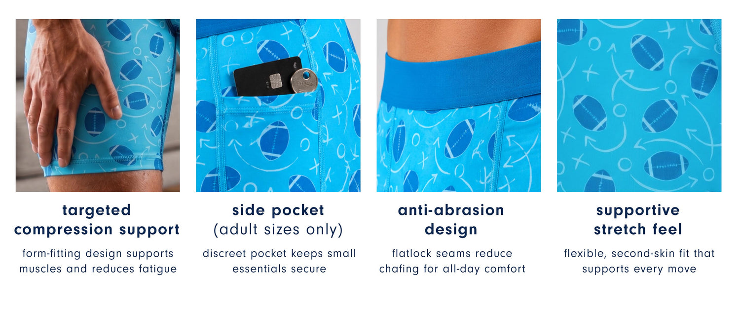 Football Compression Shorts Responsive 3