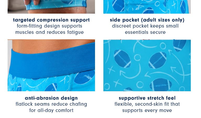 Football Compression Shorts Responsive 3