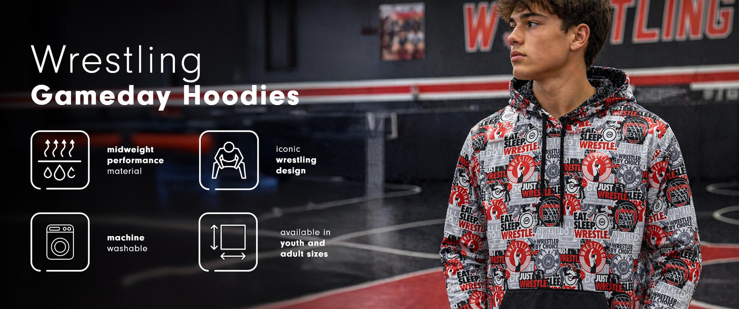 Wrestling Gameday Hoodies Responsive 1
