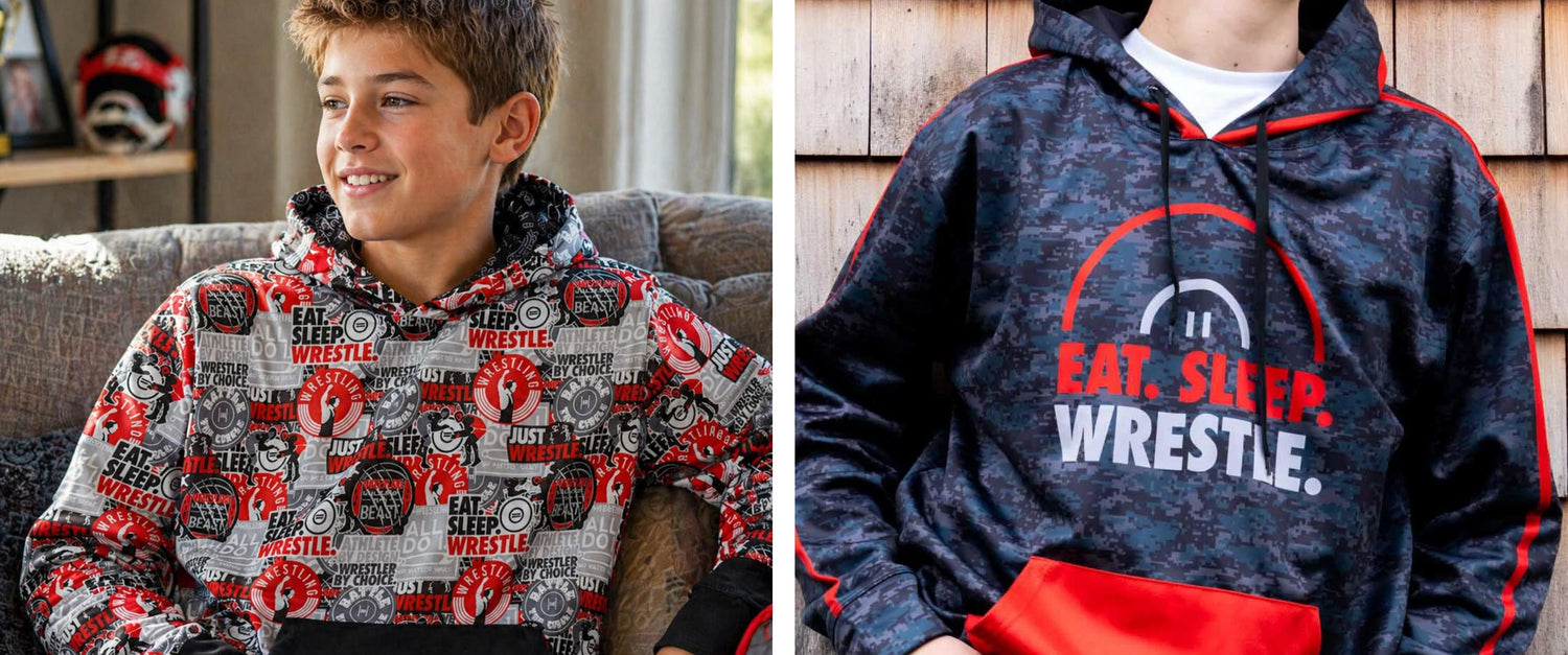 Wrestling Gameday Hoodies Responsive 2
