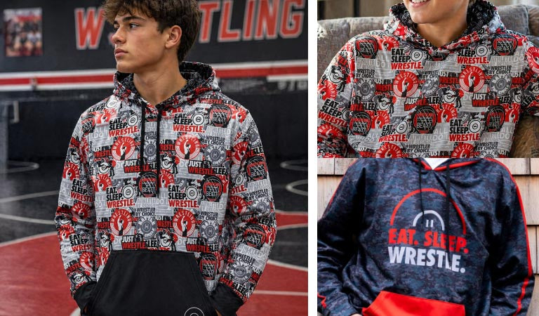 Wrestling Gameday Hoodies Responsive 2