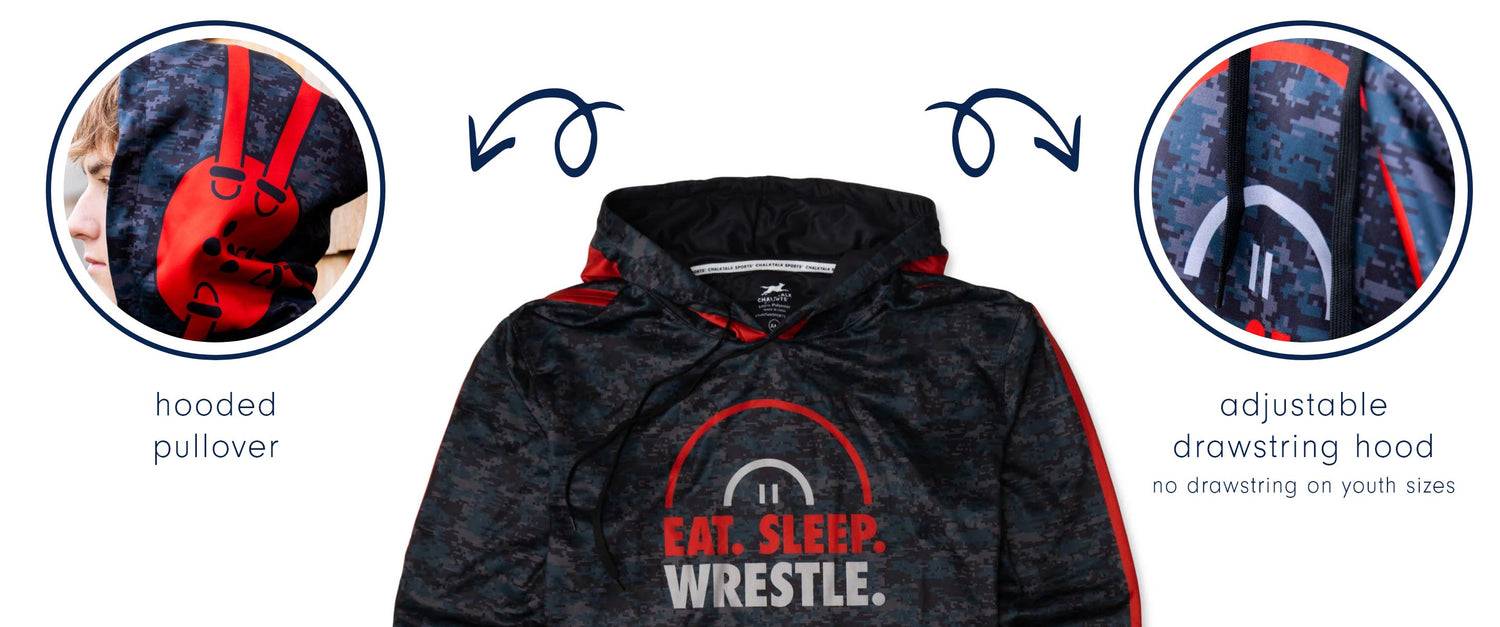 Wrestling Gameday Hoodies Responsive 3