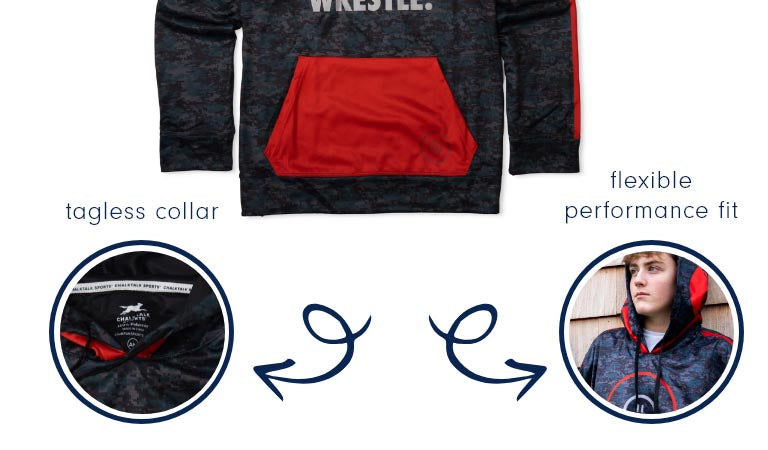 Wrestling Gameday Hoodies Responsive 4