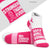 Socrates® Woven Performance Socks Stronger than Ever (Pink)