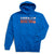 Basketball Hooded Sweatshirt - I'd Rather Be Playing Basketball [Royal/Youth Medium] - SS