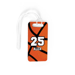 Basketball Bag/Luggage Tag - Personalized Texture Name And Number