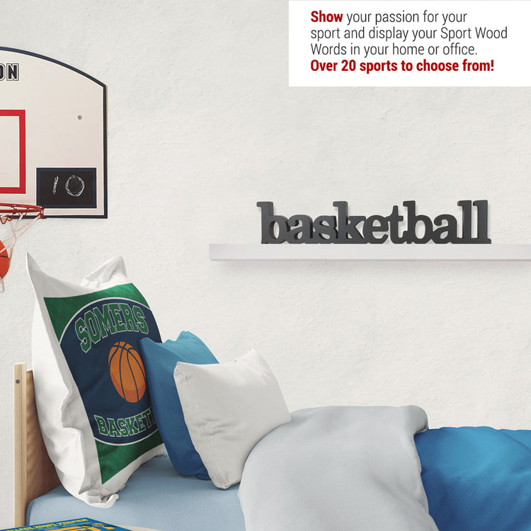 Basketball Ready For Team Autograph Wood Words