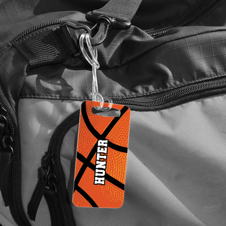 Basketball Bag/Luggage Tag - Personalized Texture