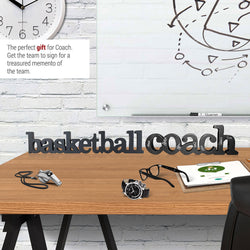 Basketball Coach Wood Words Ready To Autograph