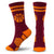 Basketball Woven Mid-Calf Socks - Ball (Maroon/Orange)