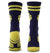 Basketball Woven Mid-Calf Socks - Ball (Navy/Gold)