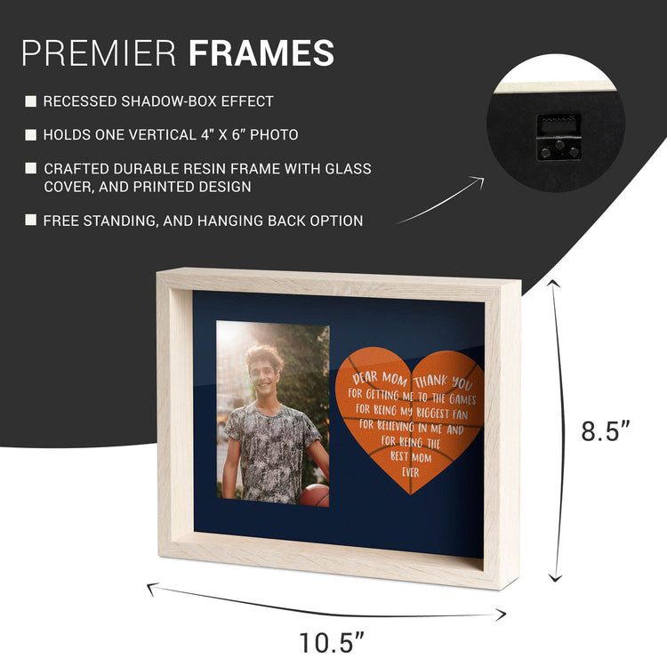 CTS Basketball Premier Frame - Dear Mom Heart