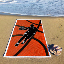 Basketball Premium Beach Towel - Player