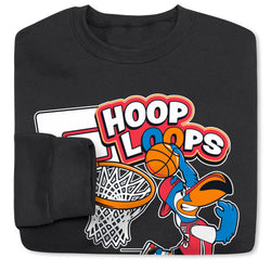 Basketball Crewneck Sweatshirt - Hoop Loops