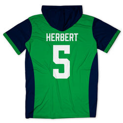 Custom Team Lightweight Short Sleeve ShieldDri Hoodie - Basketball