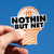 Basketball Sticker - Nothin But Net