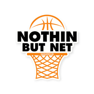 Basketball Sticker - Nothin But Net