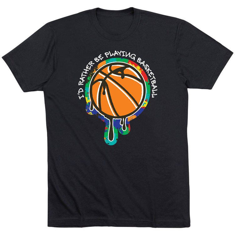 Basketball Short Sleeve T-Shirt - Graffiti