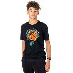 Basketball Short Sleeve T-Shirt - Graffiti