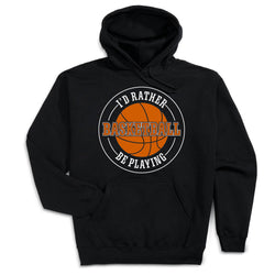 Basketball Hooded Sweatshirt - Basketball State of Mind [Black/Adult X-Large] - SS