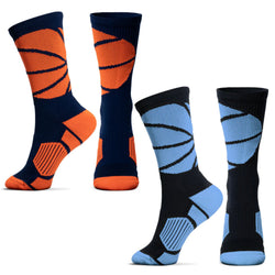 Basketball Woven Mid-Calf Sock Set - Dribble