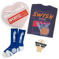 Basketball Valentine Heart Sportzbox - Love at First Swish