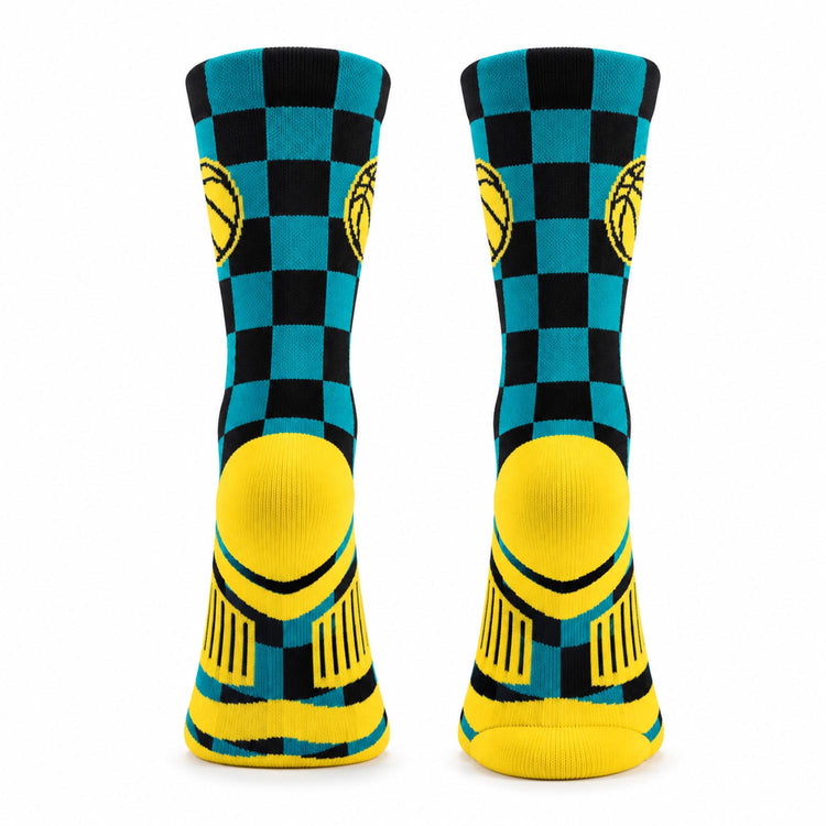 Basketball Mid-Calf Socks - Checkmate