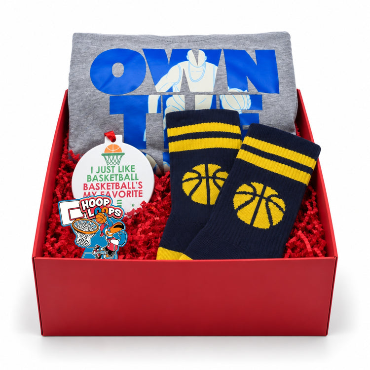 Basketball Holiday Gift Box - Merry Hoopsmas