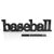 Baseball Wood Words Ready for Team to Autograph