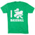 Baseball Short Sleeve T-Shirt - I Shamrock Baseball [Adult Medium/Green] - SS