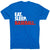 Baseball T-Shirt Short Sleeve Eat. Sleep. Baseball. [Adult X-Large/Royal] - SS