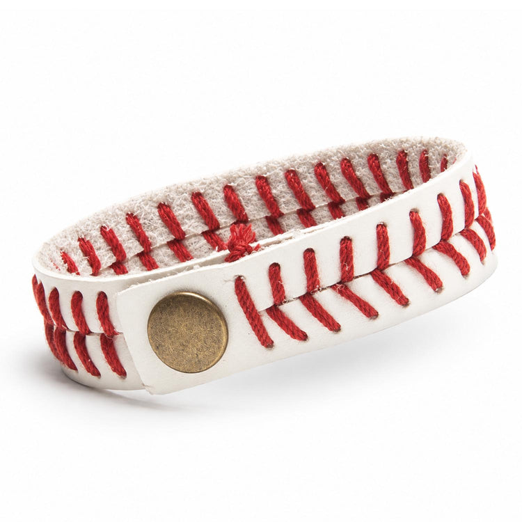Authentic Baseball Leather Bracelet