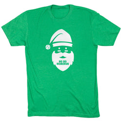 Baseball Short Sleeve T-Shirt - Ho Ho Homerun [Adult Medium/Green] - SS