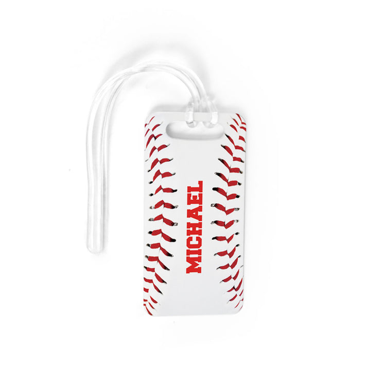 Baseball Bag/Luggage Tag - Personalized Stitches