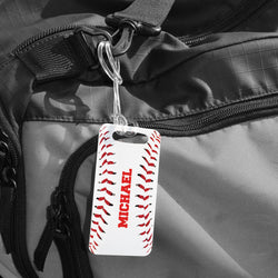 Baseball Bag/Luggage Tag - Personalized Stitches