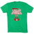 Baseball Short Sleeve T-Shirt - Baseball's My Favorite [Adult Small/Green] - SS