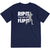 Baseball Short Sleeve Performance Tee - Rip It Flip It [Adult X-Small/Navy] - SS