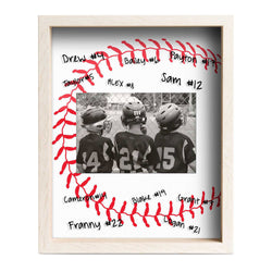 Baseball Premier Frame - Stitches Pattern