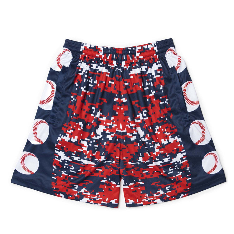 Baseball Beckett™ Shorts - Patriotic Digital Camo