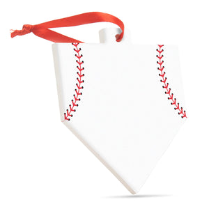 CTS Baseball Home Plate Ceramic Ornament - Home Plate (Blank)