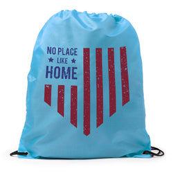 Baseball Drawstring Backpack - No Place Like Home