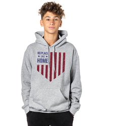 Baseball Hooded Sweatshirt - No Place Like Home
