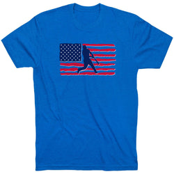 Baseball T-Shirt Short Sleeve - Baseball Land That We Love [Adult Small/Royal] - SS