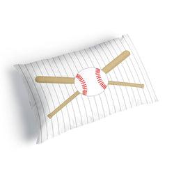 Baseball Pillowcase - Crossed Bats