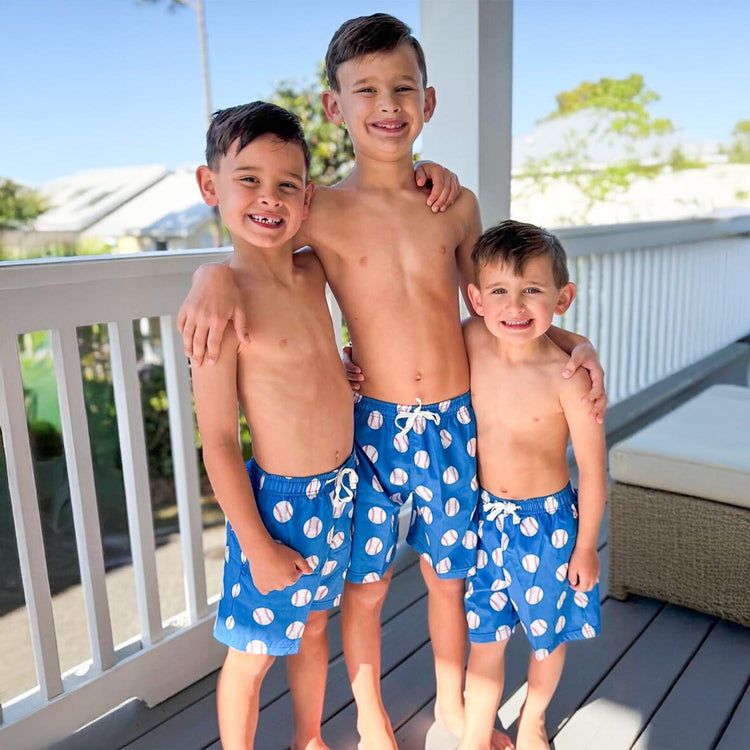 Baseball Swim Trunks - Summer Baseball