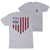 Baseball Short Sleeve T-Shirt - No Place Like Home (Back Design) [Youth Large/Gray] - SS