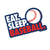 Baseball Sticker - Eat Sleep Baseball