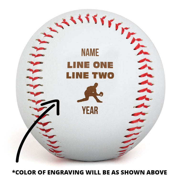 Engraved Baseball - Player Awards