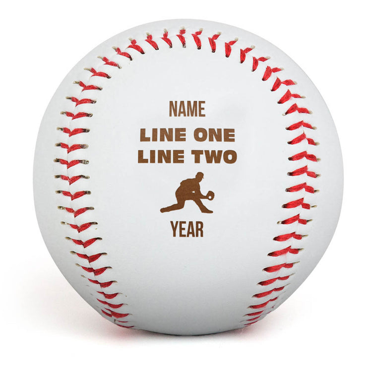 Engraved Baseball - Player Awards