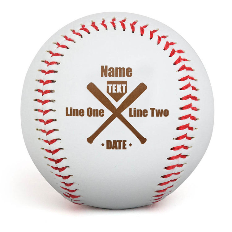 Engraved Baseball - Milestone Baseball